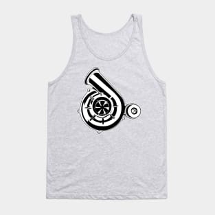 TURBO CHARGER Car part jdm illustration Tank Top